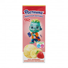 Коктейль Растишка Бананово-Клубничное Мороженое 2% 210г