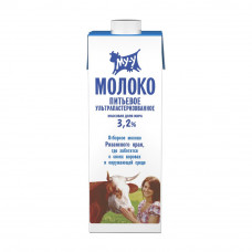 Молоко Му-у Ультрапастеризованное 3,2% 950г