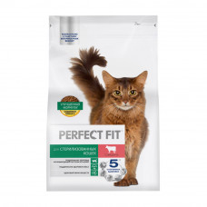 Корм Perfect Fit для Стерилизованных Кошек Говядина 2,5кг