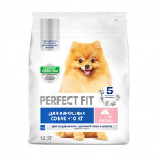 Корм Сухой Perfect Fit для Собак Мини Пород Лосось 1,2кг Корм Сухой Perfect Fit для Собак Мини Пород Лосось 1,2кг