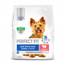 Корм Сухой Perfect Fit для Собак Мини Пород Говядина 1,2кг Корм Сухой Perfect Fit для Собак Мини Пород Говядина 1,2кг