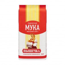 Мука Пшеничная Пышечка Высший Сорт 2кг