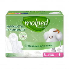 Прокладки Molped Pure&Soft Супер 8шт