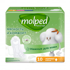 Прокладки Molped Pure&Soft Нормал 10шт