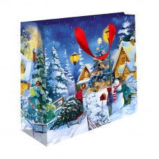 Пакет Подарочный Премиум 30*14*30см