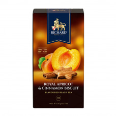 Чай Черный Richard Royal Apricot & Cinnamon 20 Пакетиков Чай Черный Richard Royal Apricot & Cinnamon 20 Пакетиков