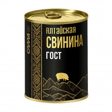 Свинина Тушеная Сила Алтайская в/с ГОСТ 338г ж/б Ключ