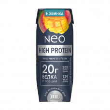 Коктейль Молочный Neo High Protein Манго-Гуава 260г Коктейль Молочный Neo High Protein Манго-Гуава 260г