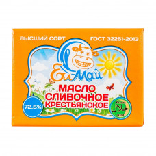 Масло Сливочное Елмай Крестьянское 72,5% 160г