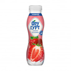 Йогурт Питьевой Фругурт Клубника 1% 260г