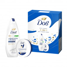 Набор Дав Гель для Душа 250мл + Крем для Лица и Тела 150мл