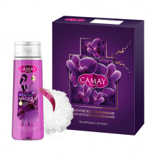 П/Н Camay Magique Гель для Душа Очищающий 250мл + Мочалка