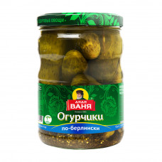 Огурчики Дядя Ваня Маринованные по-Берлински 950г Стекло