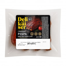 Ребра Свиные Delikaiser BBQ по-Техасски в/у