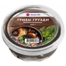 Грибы Грузди Маринованные 250г Sweet Life