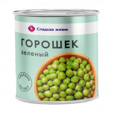 Горошек Зеленый 400г ж/б Сладкая Жизнь