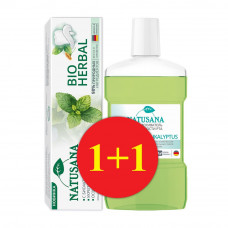 Набор Natusana Ополаскиватель 475мл + Зубная Паста 100мл