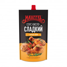 Соус Махеевъ Деликатесный Кисло-Сладкий 350г дой-пак
