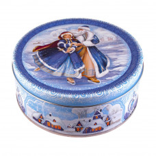 Печенье Сдобное Regnum Коньки в Сахарной Обсыпке 400г ж/б