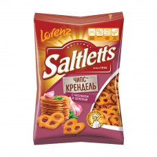 Чипс-Крендель Saltletts с Чесноком и Зеленью 70г