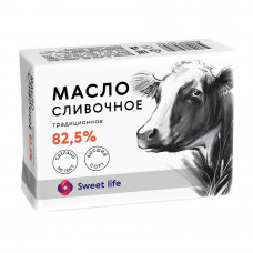 Масло Сливочное Традиционное 82,5% 180г Sweet Life
