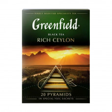 Чай Черный Greenfield Rich Ceylon 20 Пирамидок