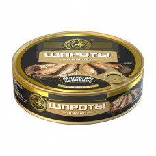 Шпроты Знак Качества в Масле 240г ж/б Шпроты Знак Качества в Масле 240г ж/б