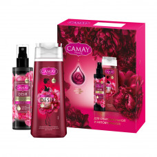 П/Н Camay Гель для Душа 250мл + Спрей для Тела и Волос 190мл
