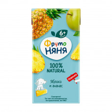Нектар ФрутоНяня из Яблок и Ананасов 200мл