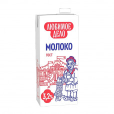 Молоко Любимое Дело Ультрапастеризованное ГОСТ 3,2% 950г