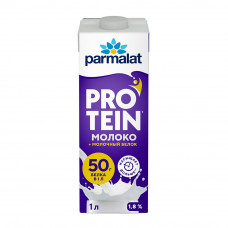 Молоко Безлактозное Parmalat Protein Молочный Белок 1,8% 1л
