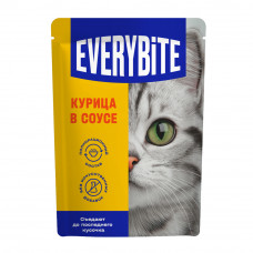 Корм Влажный для Кошек Everybite Курица в Соусе 75г Корм Влажный для Кошек Everybite Курица в Соусе 75г