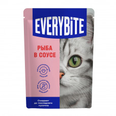 Корм Влажный для Кошек Everybite Рыба в Соусе 75г Корм Влажный для Кошек Everybite Рыба в Соусе 75г