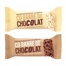 Конфеты с Белой и Темной Кондитерской Глазурью Ассорти