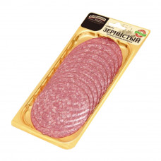 Колбаса в/к Егорьевская Сервелат Зернистый Нарезка 100г Колбаса в/к Егорьевская Сервелат Зернистый Нарезка 100г