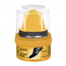 Крем для Обуви Salton Basic с Аппликатором Черный 50мл