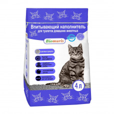 Наполнитель для Туалетов Животных Biomuris Впитывающий 4л