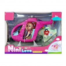 Набор Nini Love Кукла Нини на Вертолете Набор Nini Love Кукла Нини на Вертолете