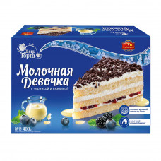 Торт Черемушки Молочная Девочка 400г Торт Черемушки Молочная Девочка 400г