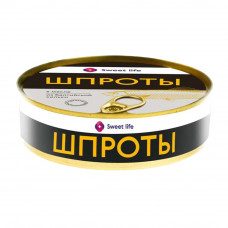 Шпроты из Балтийской Кильки в Масле 160г Sweet Life