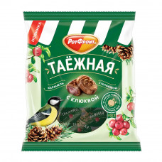 Карамель Рот Фронт Таежная с Клюквой 150г Карамель Рот Фронт Таежная с Клюквой 150г