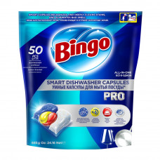 Капсулы для Посудомоечных Машин Bingo Pro 50шт