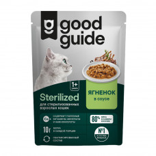 Корм Влажный для Кошек Good Guide Ягненок в Соусе 75г