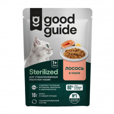 Корм Влажный для Кошек Good Guide Лосось в Соусе 75г