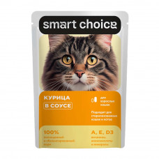 Корм Влажный для Кошек Smart Choice Курица в Соусе 75г