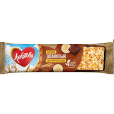 Батончик Злаковый Любятово Банан Молочный Шоколад 27г