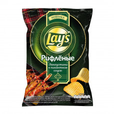 Чипсы Lays Рифленые Лангустины в Пикантном Соусе 93г