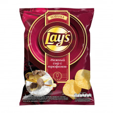 Чипсы Lays Нежный Сыр с Трюфелем 93г Чипсы Lays Нежный Сыр с Трюфелем 93г