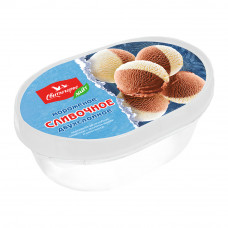 Мороженое Свитлогорье Сливочное Ваниль и Шоколад 400г