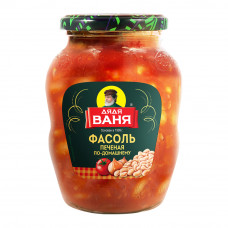 Фасоль Дядя Ваня Печеная по-Домашнему 370г Стекло